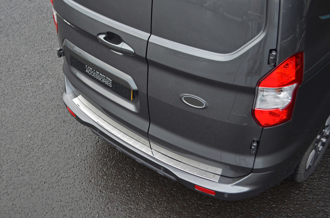 Chrome Bumper Sill Protector Trim Cover To Fit Ford Transit Courier (2014-23)