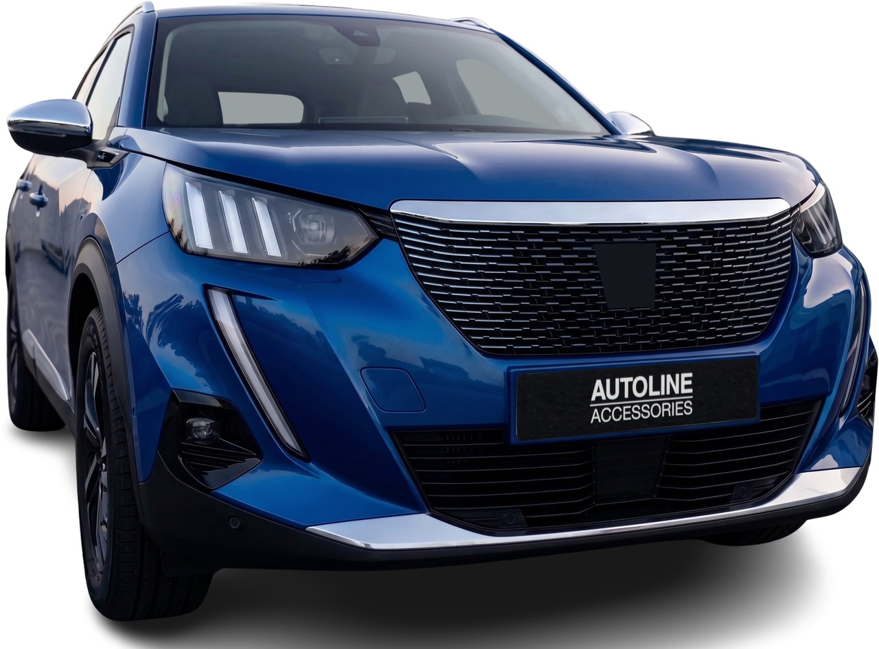 Chrome Bonnet Grille Trim Cover To Fit Peugeot 2008 (2020-22)