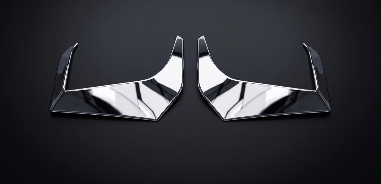 Chrome Front Fog Light Trim Covers To Fit Peugeot 2008 (2020-22)
