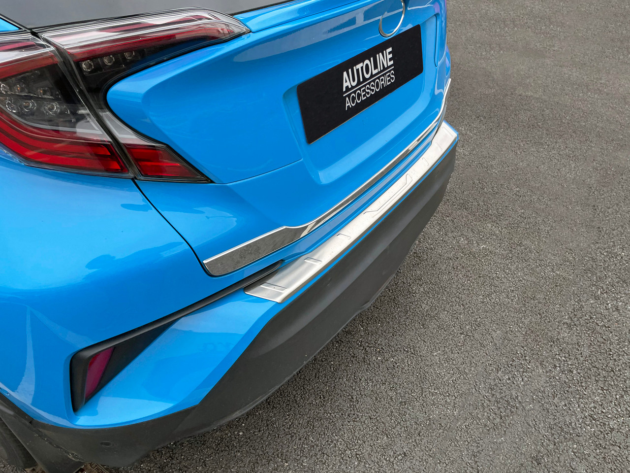 Chrome Rear Door Tailgate Trim To Fit Toyota C-HR (2016+)