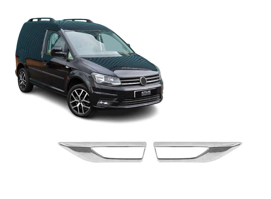 Chrome Side Indicator Trim Covers To Fit Volkswagen Caddy (2016-2020)