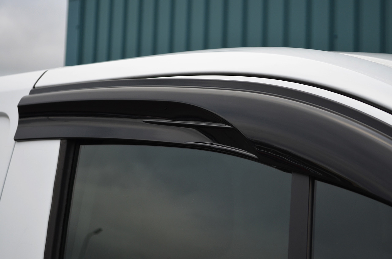 Side Window Wind Deflectors / Rain Shields To Fit Ford Transit Courier