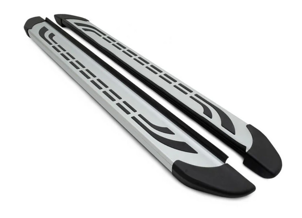 Silver Aluminium Side Steps Bars Running Boards To Fit Jeep Renegade (2015+)