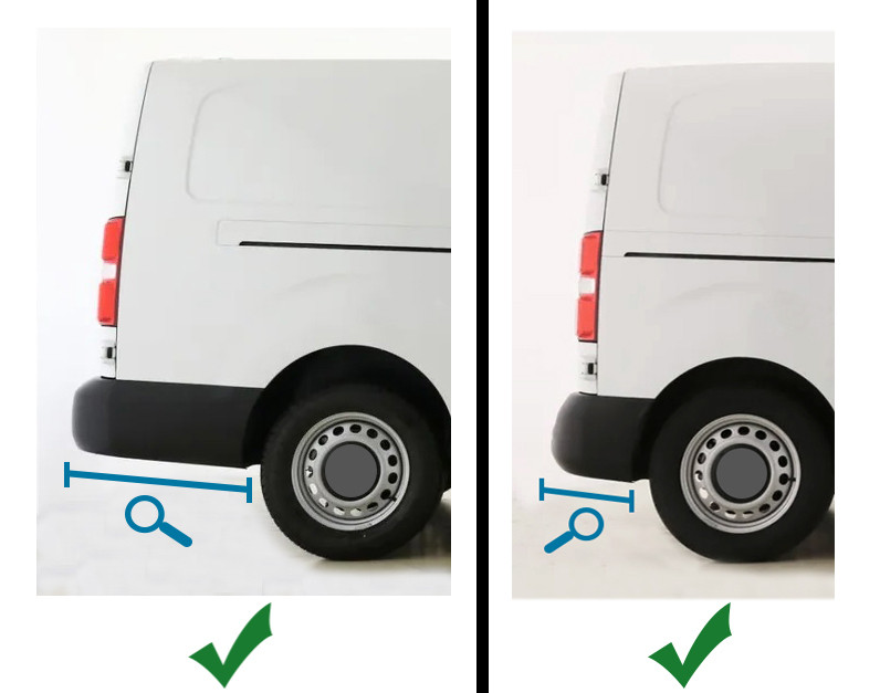 Black Anodised Rear Bumper Protector Guard To Fit Fiat Scudo (2022+)