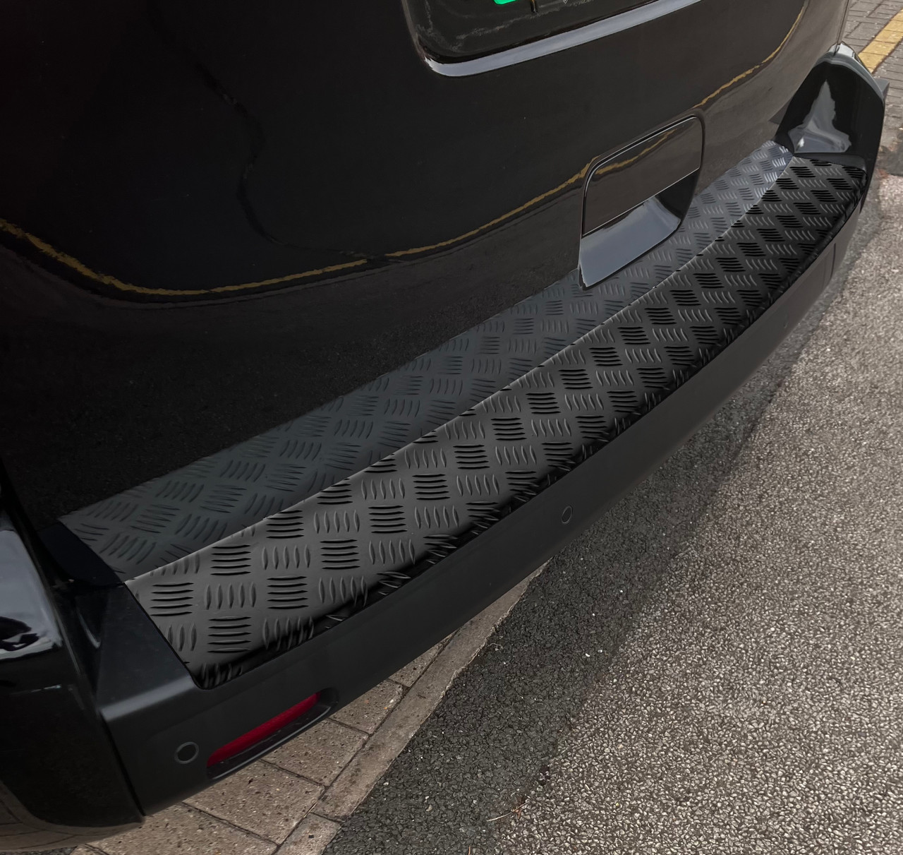 Black Anodised Rear Bumper Protector Guard To Fit Vauxhall Vivaro (2019+)