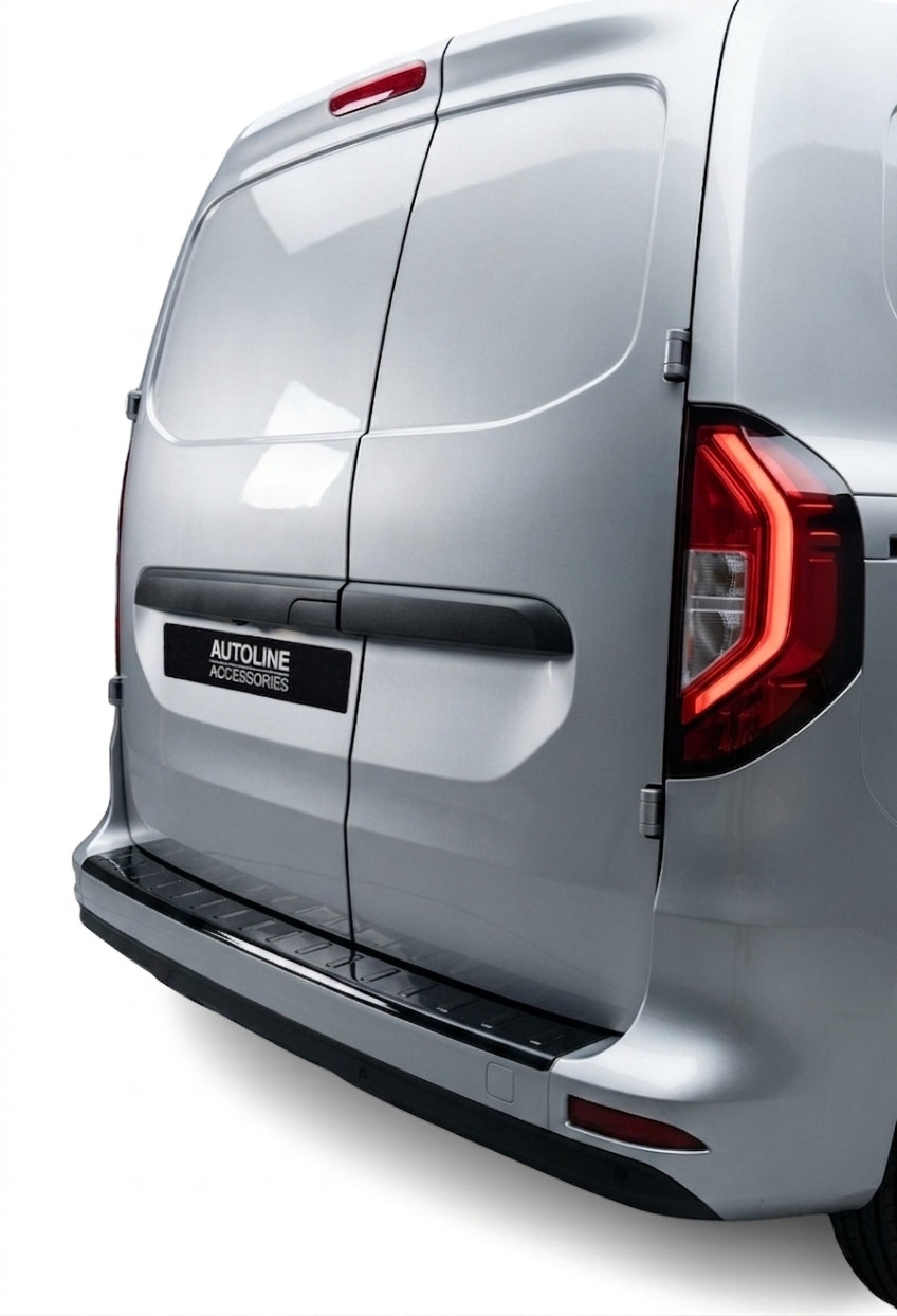 Gloss Black Rear Bumper Protector Guard To Fit Nissan Townstar (2023+)
