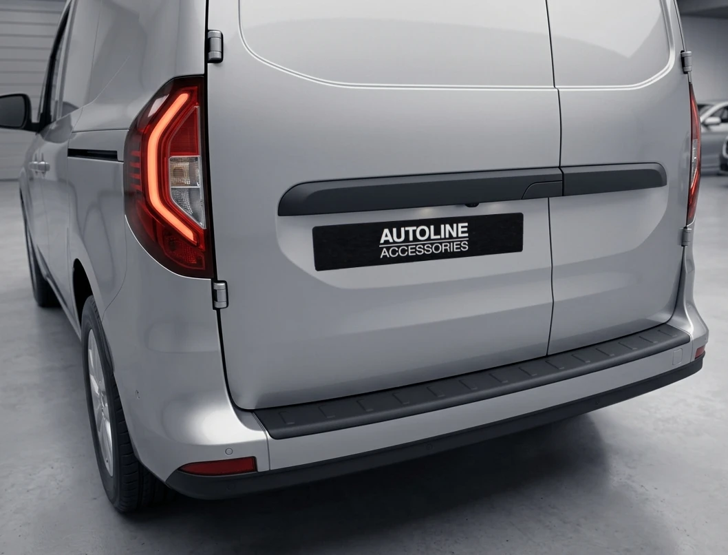 Black ABS Rear Bumper Protector Guard To Fit Renault Kangoo (2022+)