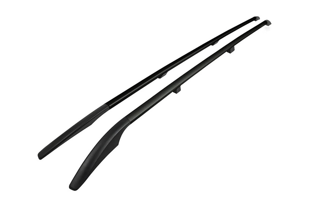 Black Aluminium Roof Rack Bars Side Rails For L2 Ford Transit Connect (2025-)