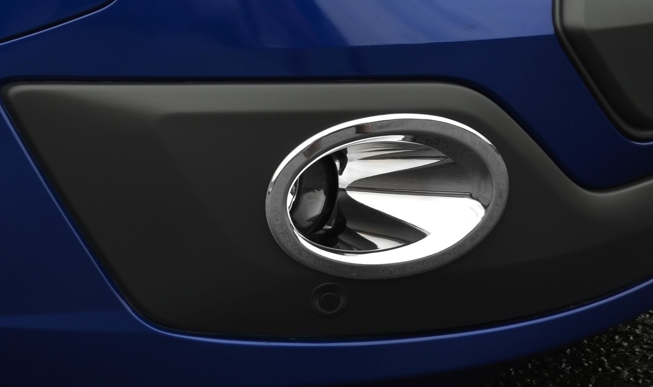Chrome Fog Light Lamp Trim Covers Accents Set To Fit Ford Transit Custom (12-17)  - Autoline Accessories Limited