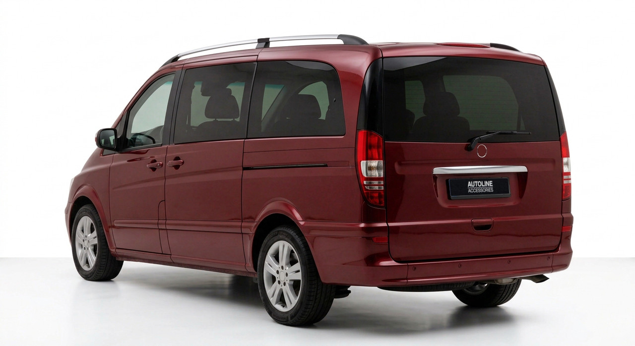 Roof Rack Side Bars To Fit Long (L2) Mercedes Vito W639 (2003-14)