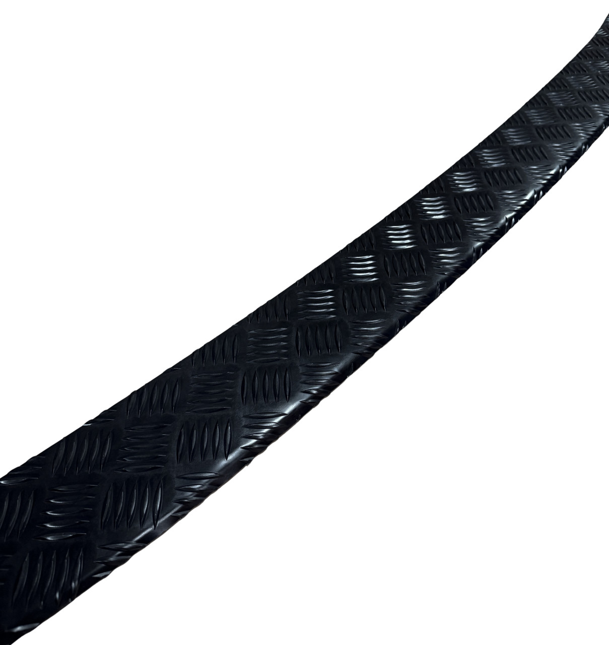 For Ford Transit Custom (2012-22): Black Anodised Rear Bumper Protector Guard