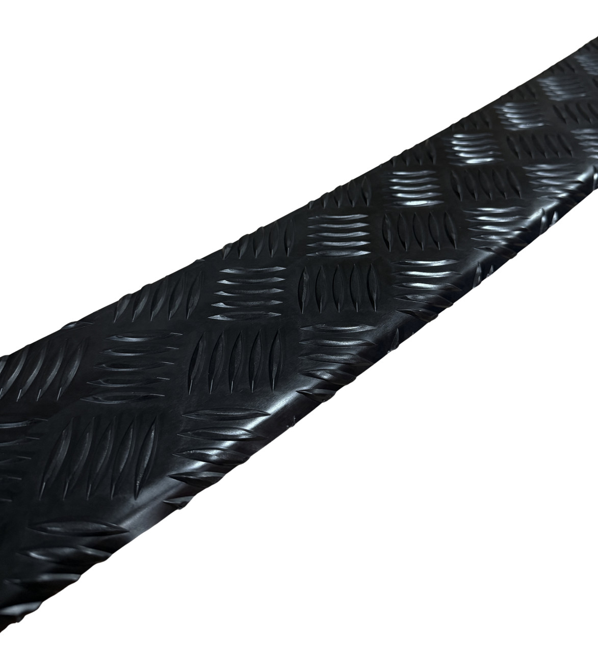 For Ford Transit Custom (2012-22): Black Anodised Rear Bumper Protector Guard