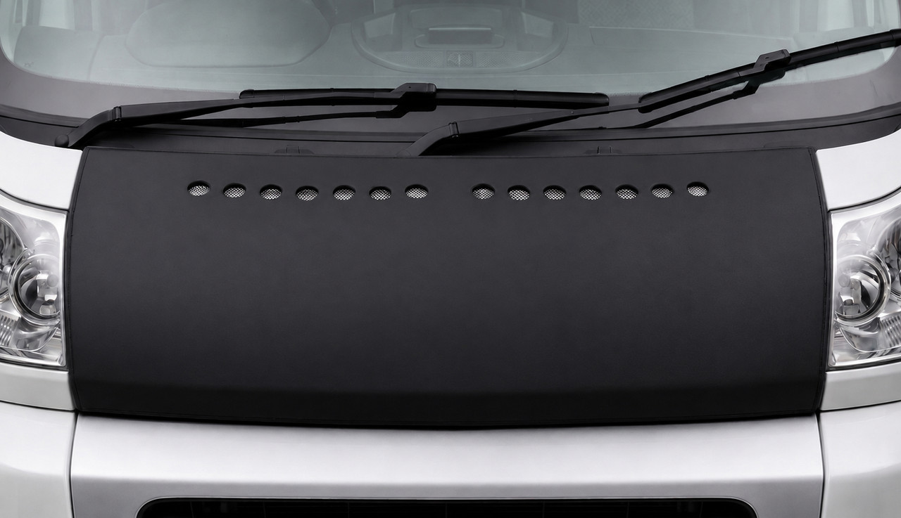 For Citroen Relay (2006-14): Black Full Bonnet Bra Protector Guard