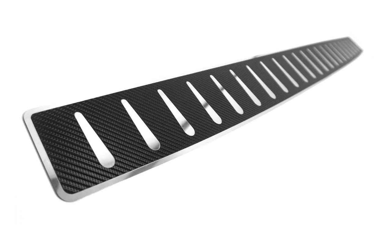 To Fit VW T7 Multivan (2022+): Carbon Foiled Rear Bumper Protector Guard