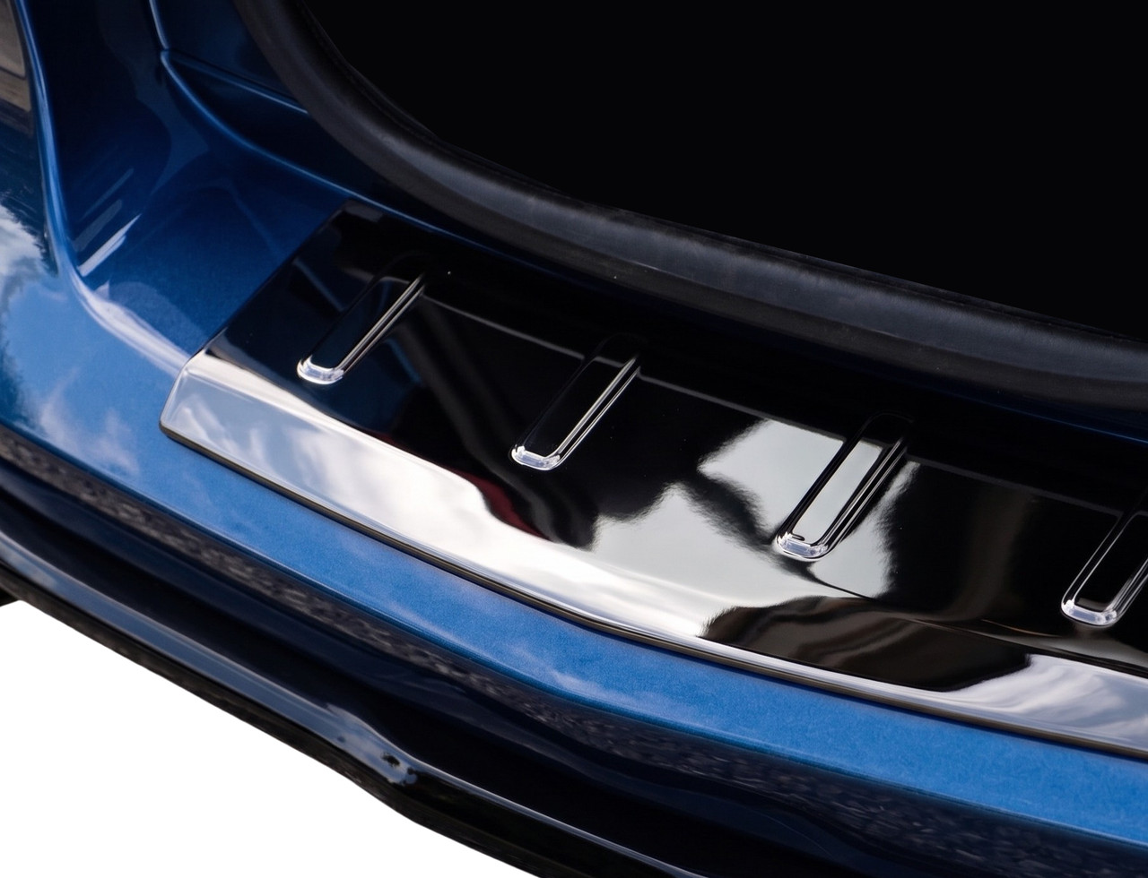 For VW T7 Transporter (2025+): Black Chrome Rear Bumper Protector Guard
