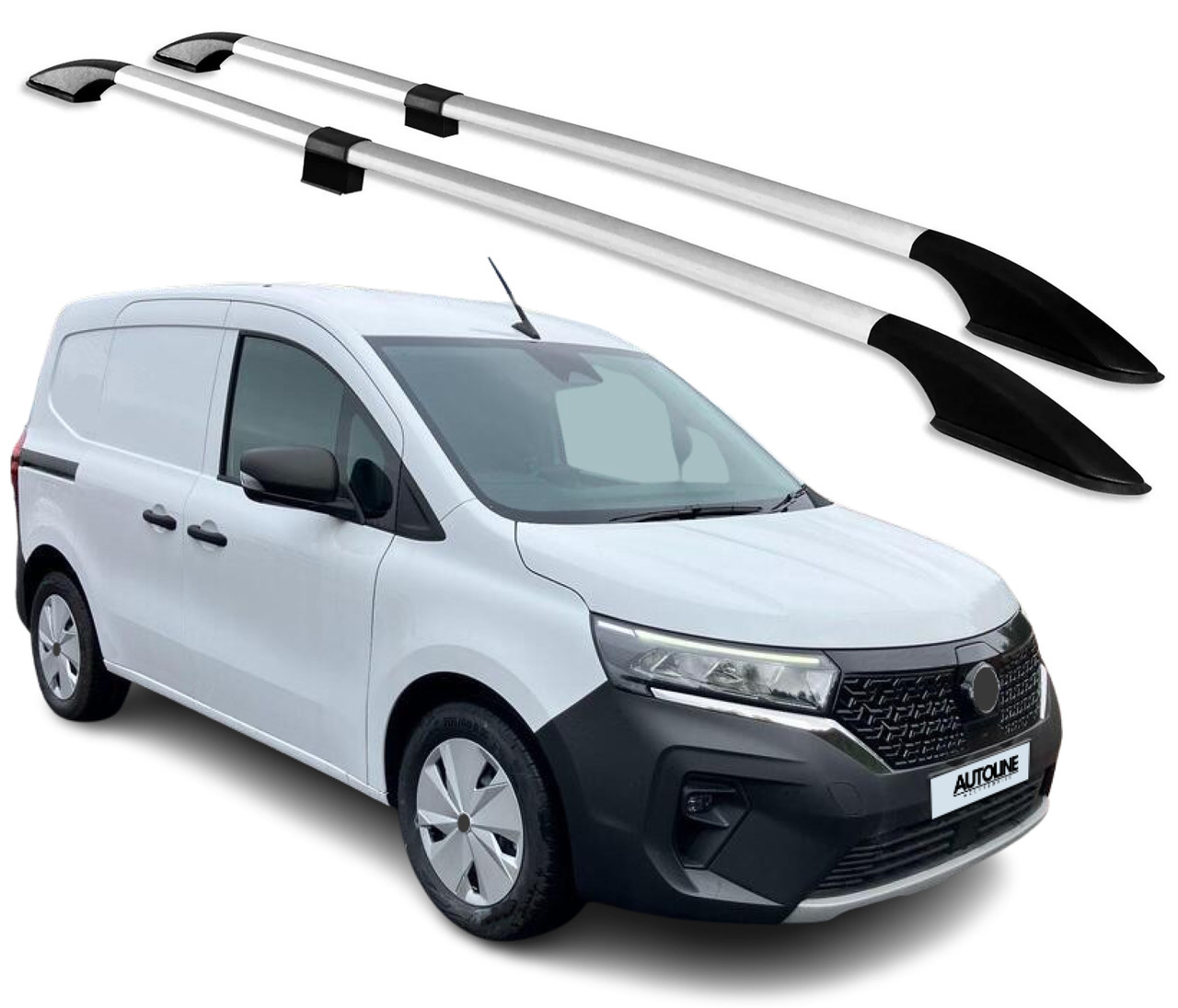 Aluminium Roof Rack Rails Side Bars For L2 Nissan Townstar LWB (2023+)