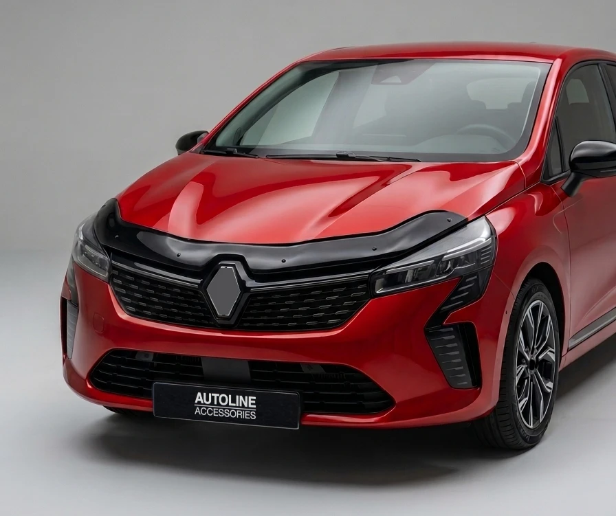 Rigid Bonnet Protector Guard Wind Deflector To Fit Renault Clio V (2019-25)
