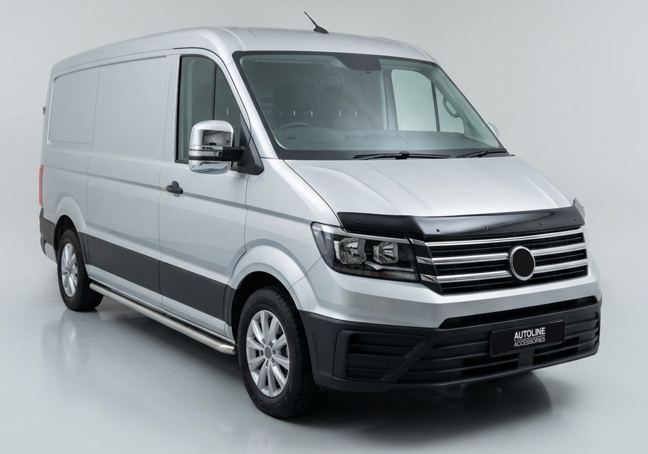 Rigid Bonnet Protector Guard Wind Deflector To Fit Volkswagen Crafter (2017+)