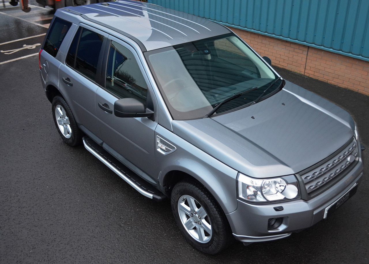 Aluminium Side Steps Bars Running Boards To Fit Land Rover Freelander 2 (06-14)