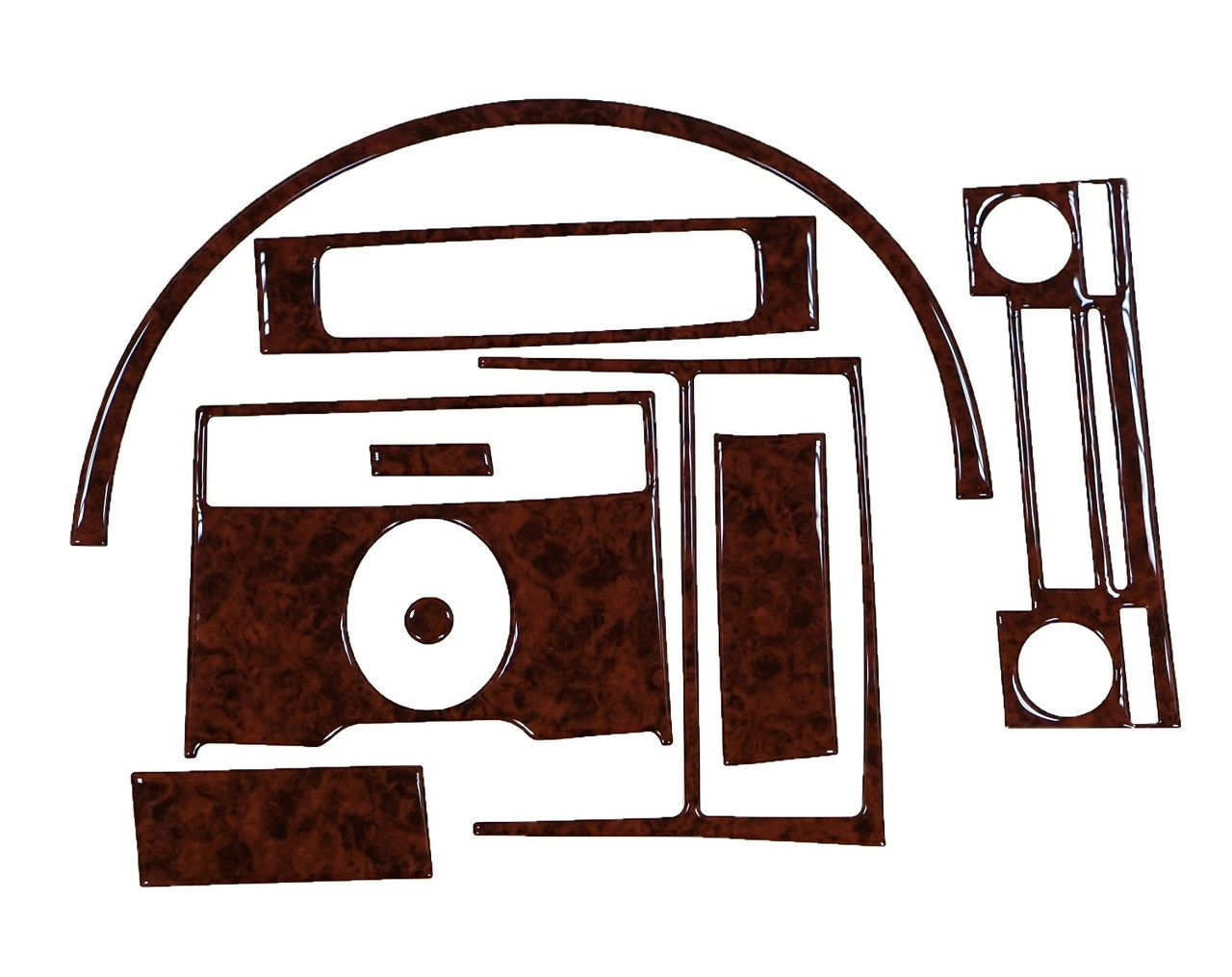 Walnut Finish Dash Trim Kit To Fit LHD Mercedes-Benz Sprinter W906 (2006+)