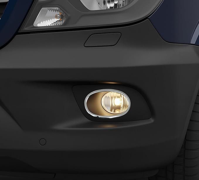Chrome Fog Light Trim Covers Accents To Fit Mercedes Sprinter (2013-18)