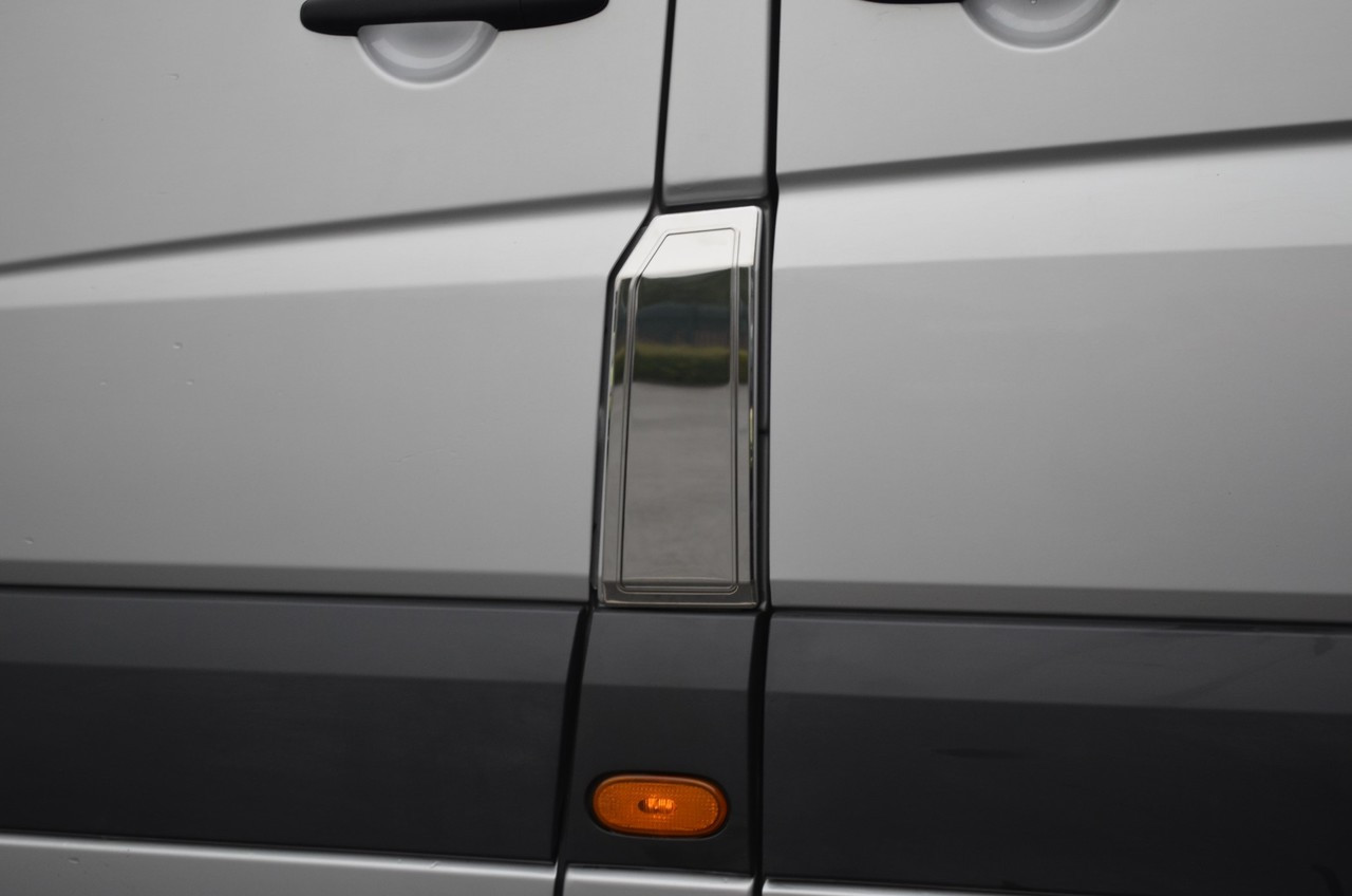 Chrome Fuel Flap Door Cap Trim Cover To Fit Mercedes-Benz Sprinter W906 (2006+)