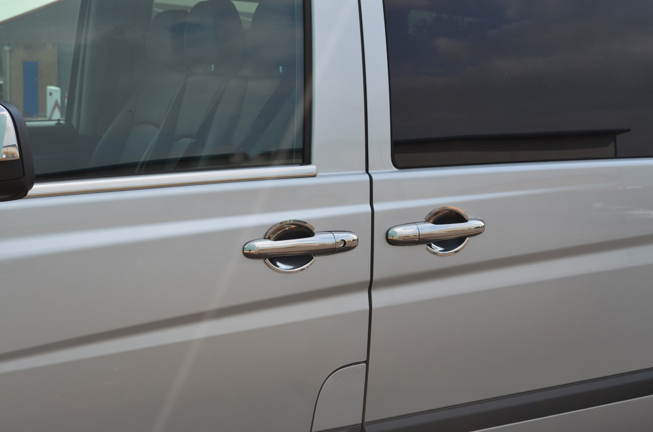 Chrome Door Handle Cups Insert Trim To Fit Mercedes-Benz Vito W639 (2003-14)