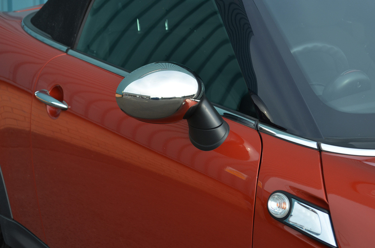 Chrome Wing Mirror Trim Set Covers To Fit Mini R55 R56 R57 R58 R59 R60 R61