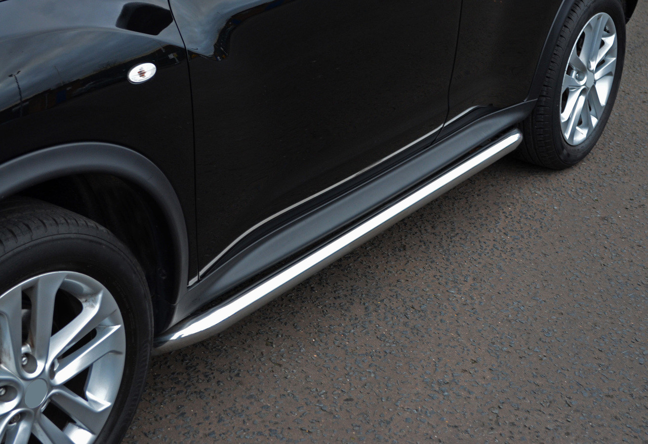 Chrome Side Bars Steps S.Steel To Fit Nissan Juke (2010+)