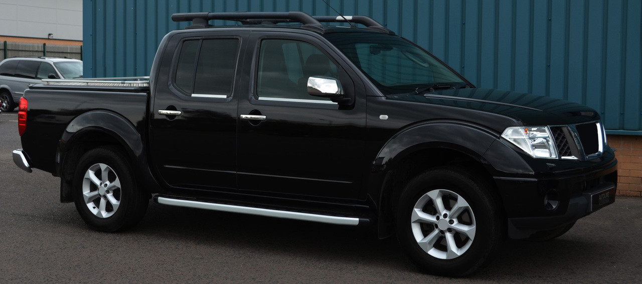 Chrome Side Door Window Sill Trim Set Covers To Fit Nissan Navara D40 (2005-14)