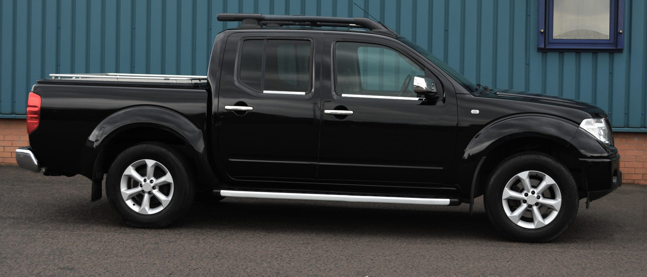 Chrome Side Door Window Sill Trim Set Covers To Fit Nissan Navara D40 (2005-14)