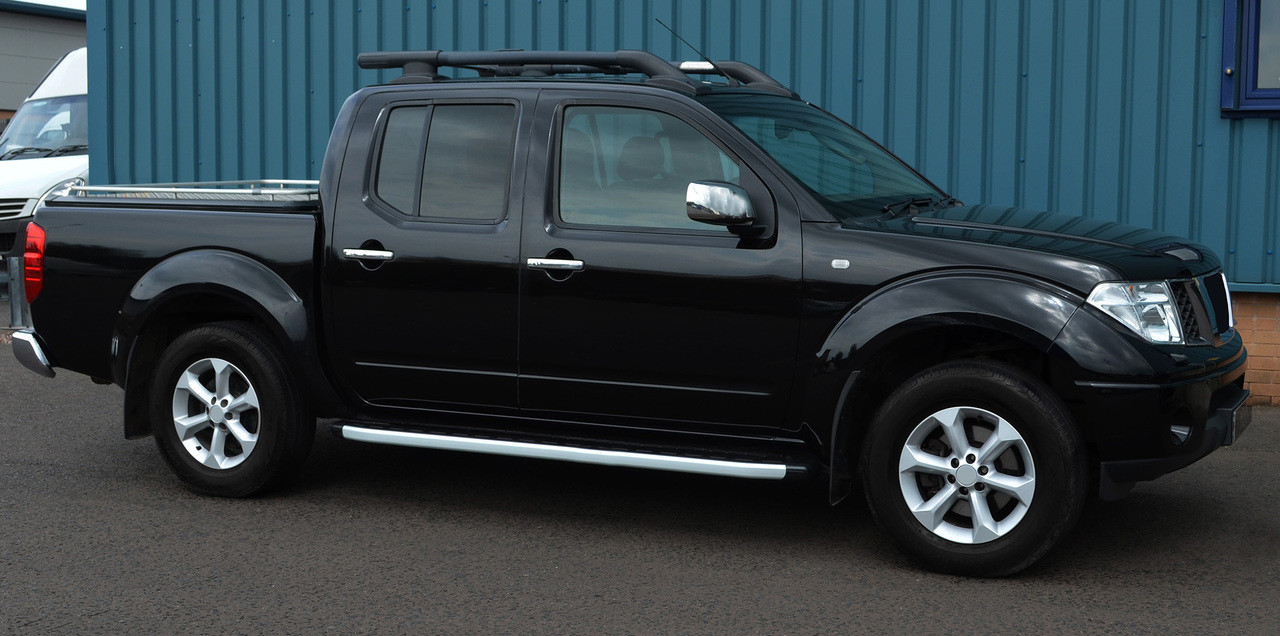 Aluminium Side Steps Bars Running Boards To Fit Nissan Navara D40 (2005-14)