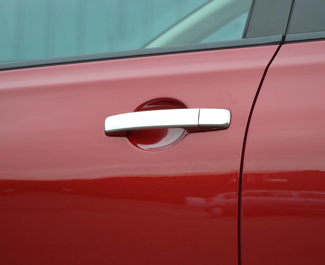 Chrome Door Handle Trim Covers W/O Keyless Entry To Fit Nissan Qashqai 06-14