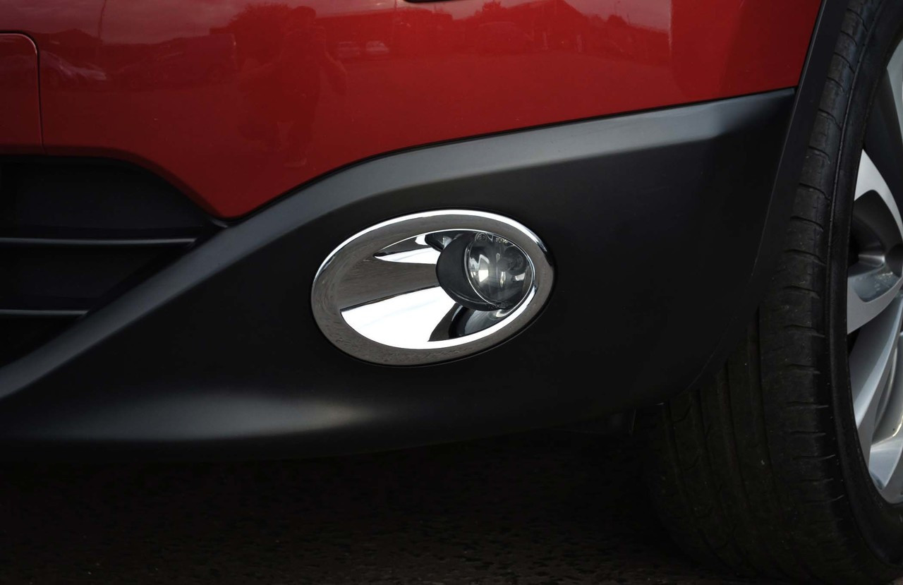 Chrome Fog Light Lamp Trim Covers Accents Set To Fit Nissan Qashqai (2010-13)