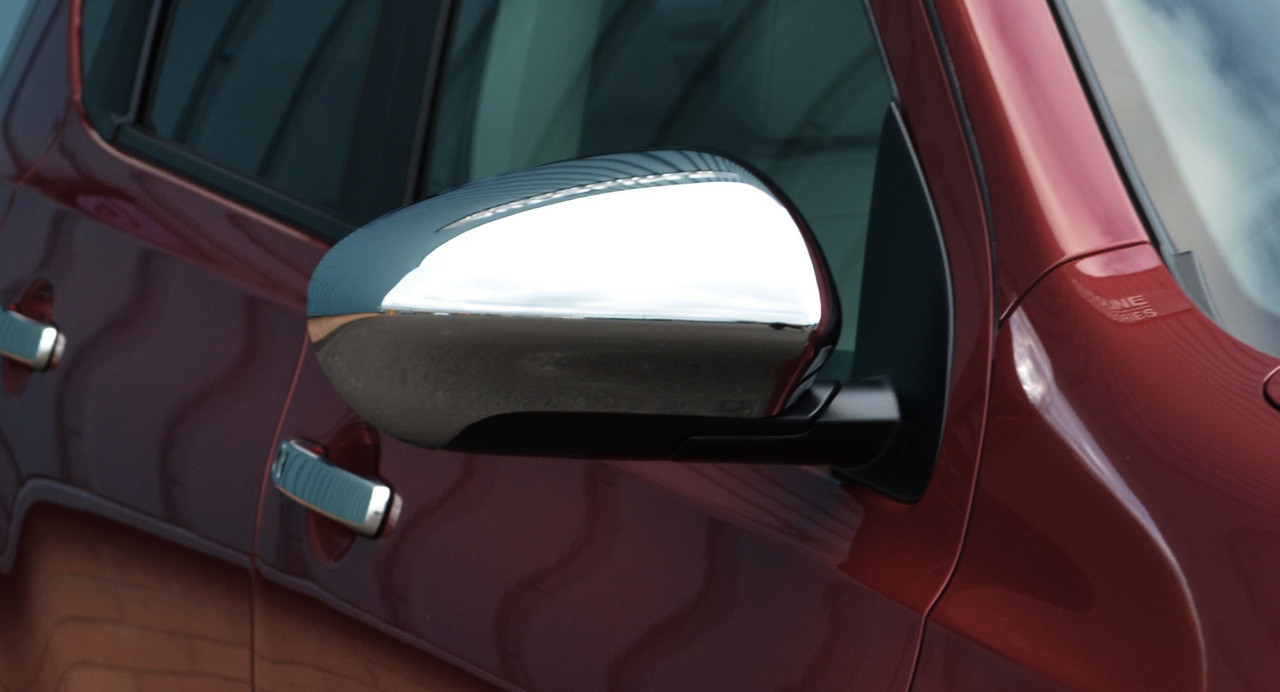 Chrome Wing Mirror Trim Set Covers To Fit Nissan Qashqai (2006-14)