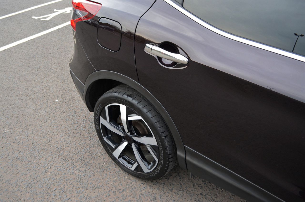 Chrome Door Handle Trim Set Covers W/O Keyless Entry To Fit Nissan Qashqai 14+
