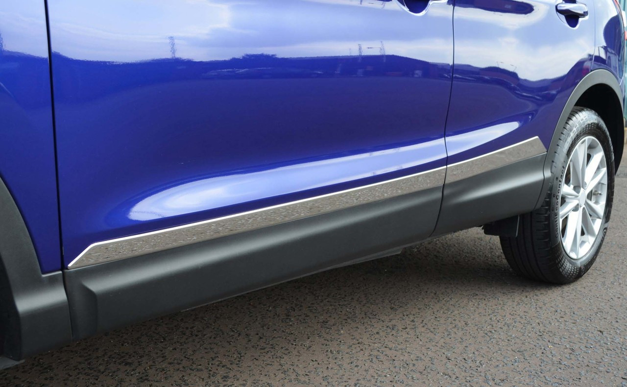 OMAC Ranger Side Door Streamer Trim Covers; Chrome 2619131 (19-24