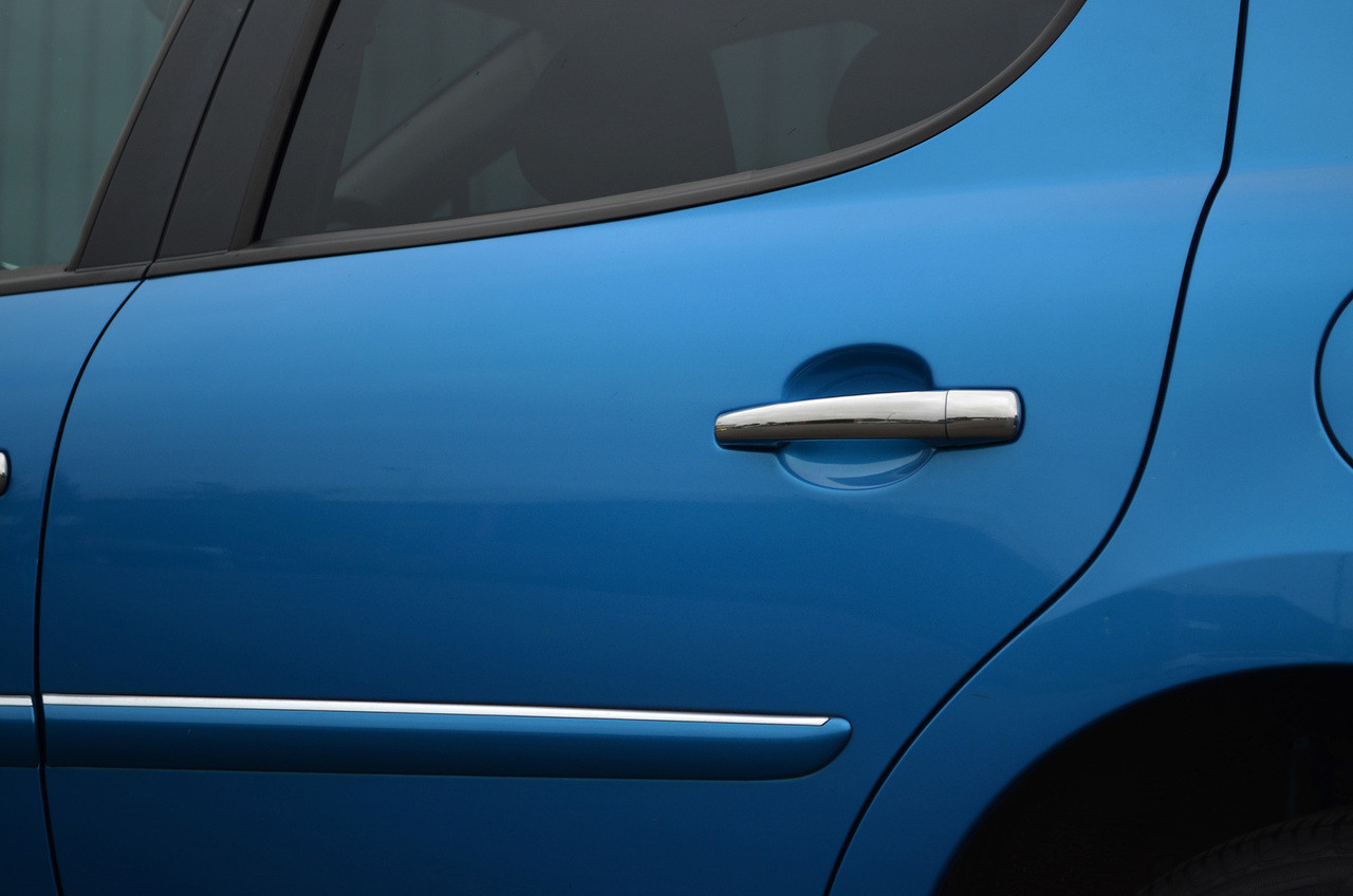 Chrome Door Handle Trim Set Covers To Fit Peugeot 207 4dr (2006-12)