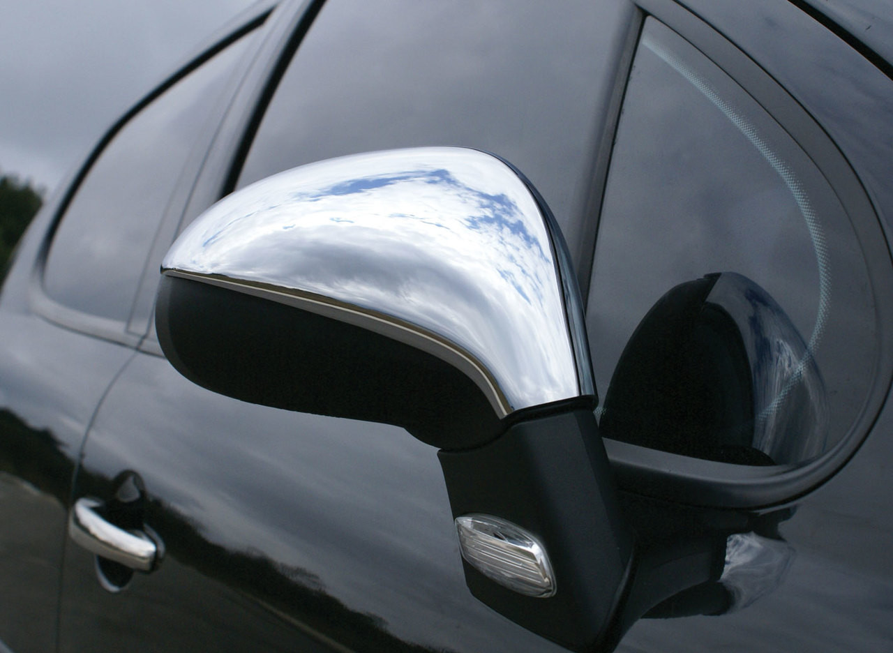 Chrome Wing Mirror Trim Set Covers To Fit Peugeot 308 (2007-12)