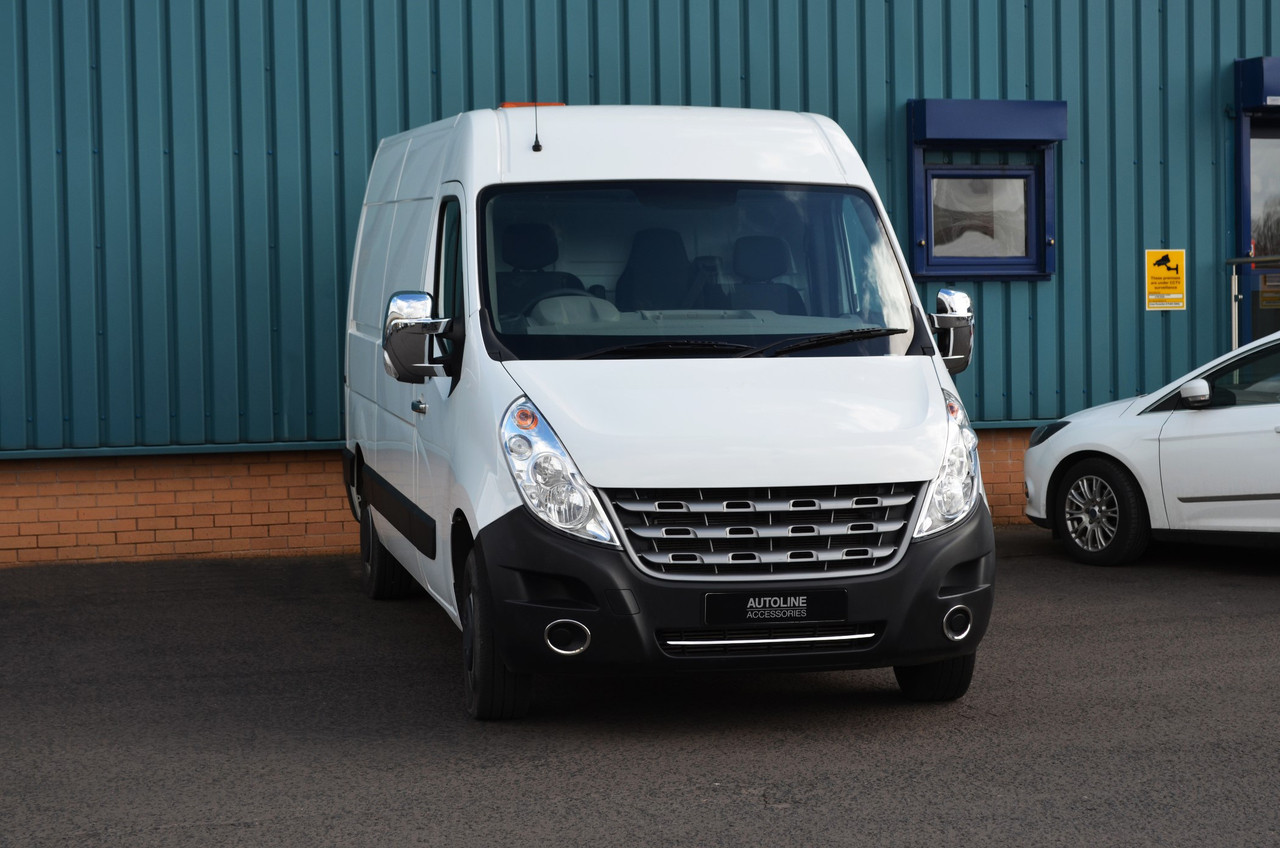 Chrome Wing Mirror Trim Set Covers To Fit Renault Master (2010+)