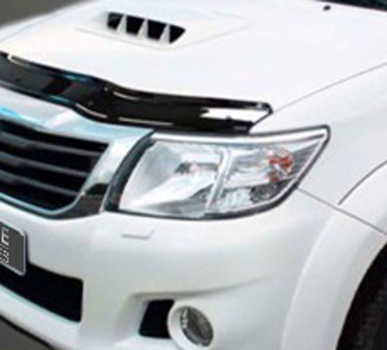 Bonnet Trim Hood Protector Bug Guard Wind Deflector To Fit Toyota Hilux (12-15)