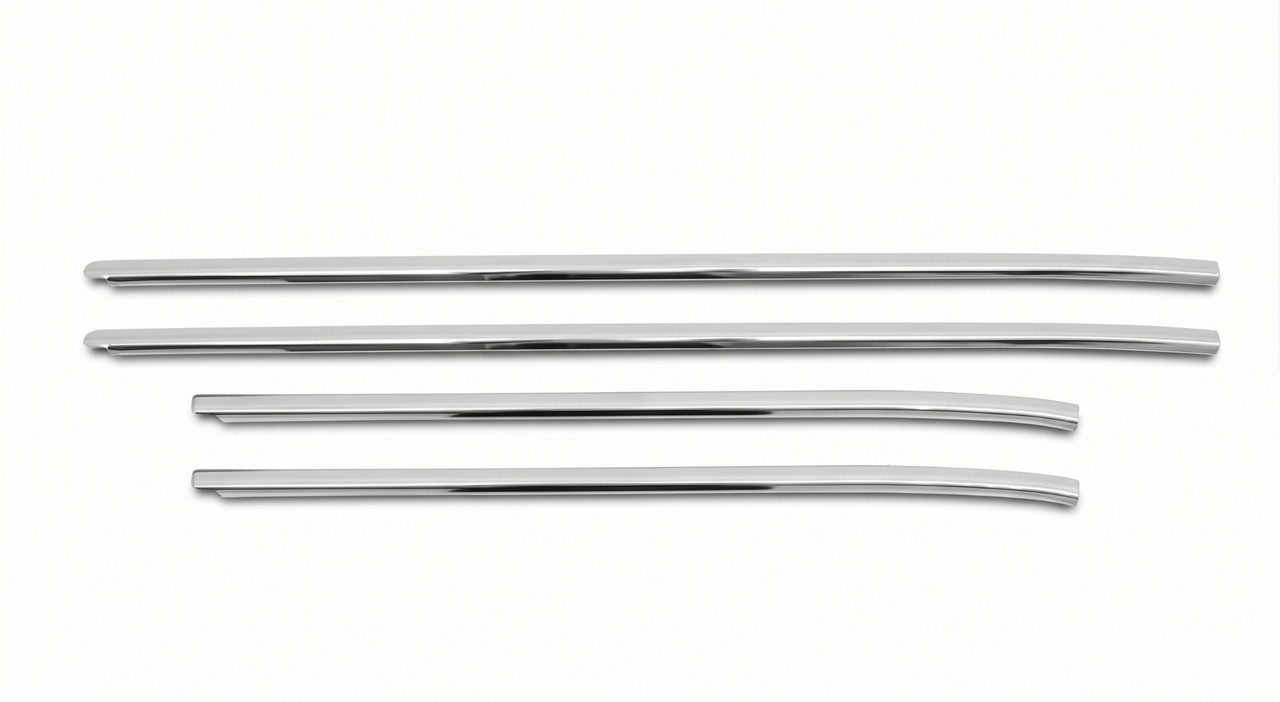 Chrome Side Door Window Sill Trim Set Covers To Fit Toyota Hilux (2006-15)