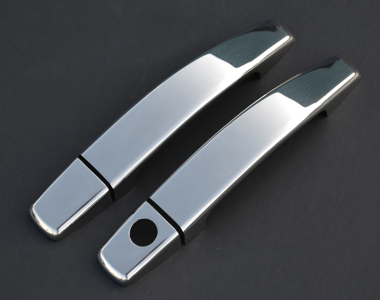 Chrome Door Handle Trim Set Covers To Fit Vauxhall / Opel Astra H 2dr (2004-10)