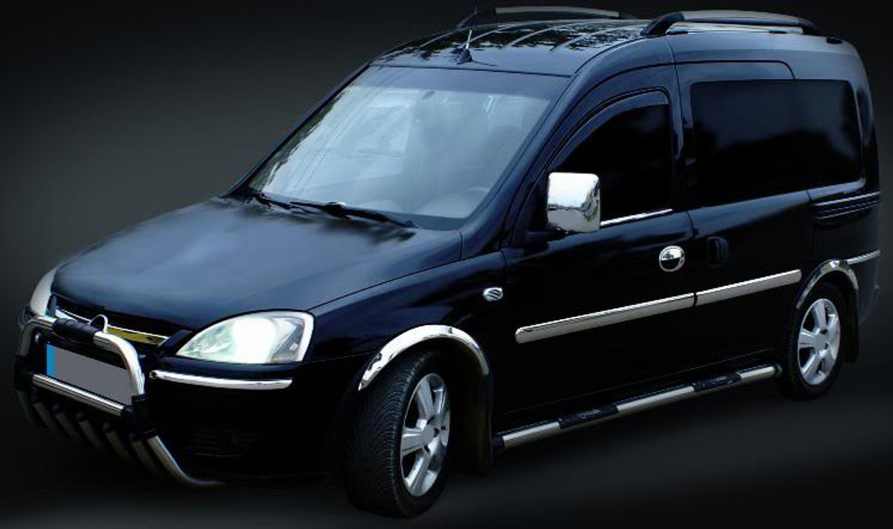 Chrome Side Door Window Sill Trim Covers To Fit Vauxhall / Opel Combo (02-10) Chrome Side Door Window Sill Trim Covers To Fit Vauxhall / Opel Combo (02-10)