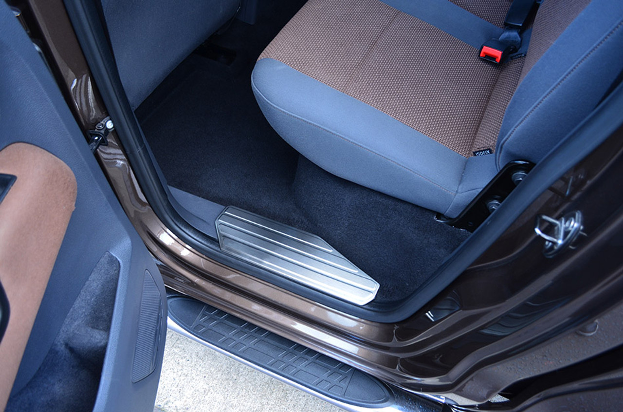 Chrome Door Sill Trim Covers Protectors Set To Fit Volkswagen Amarok (2010+)