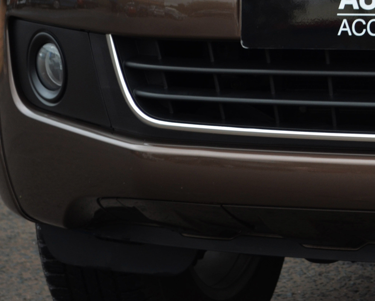 Chrome Lower Bumper Grille Frame Trim Cover 1Pc To Fit Volkswagen Amarok 10-16