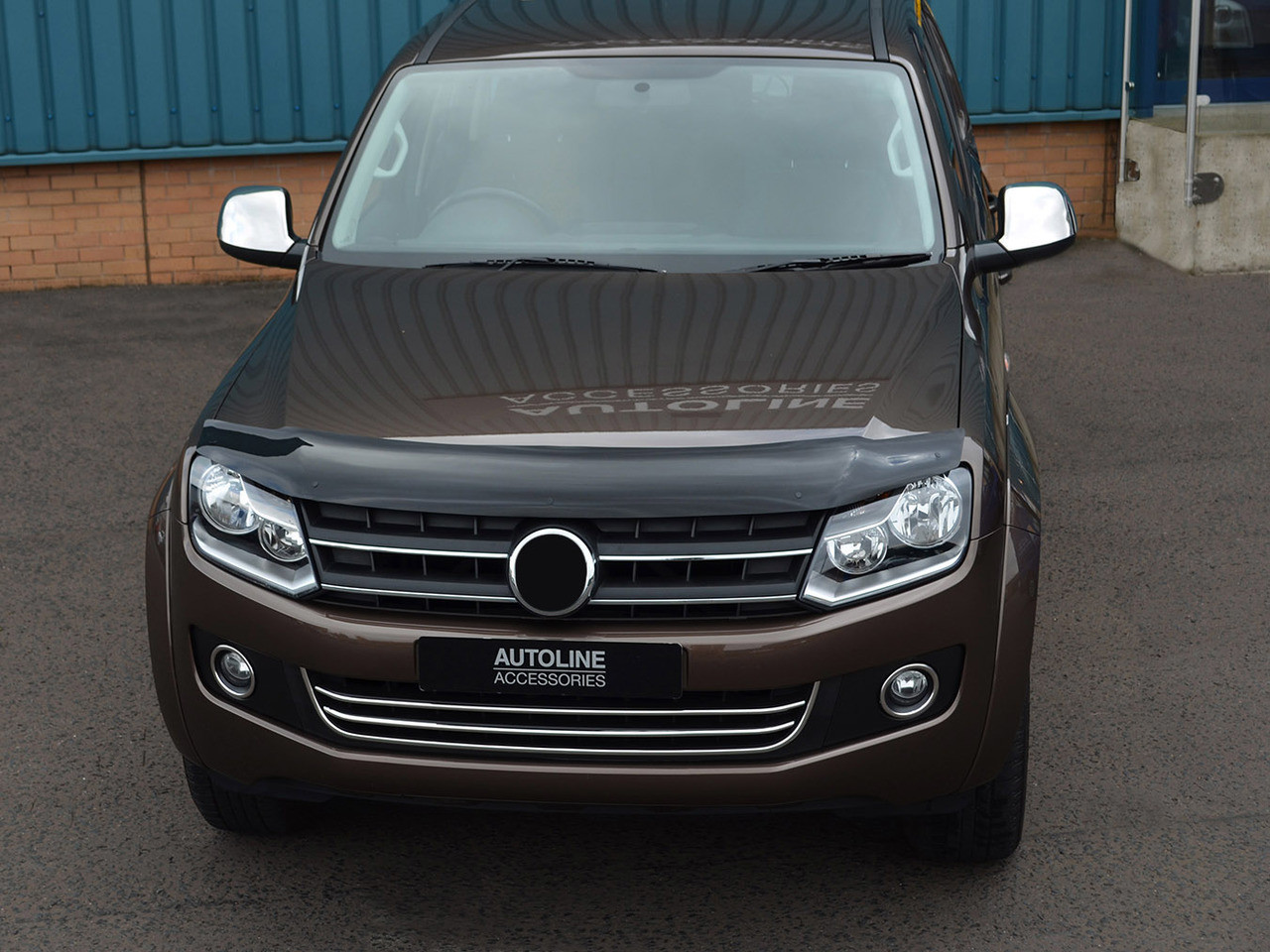 Chrome 3Pc Lower Bumper Grille Trim Covers To Fit Volkswagen Amarok (2010-16)