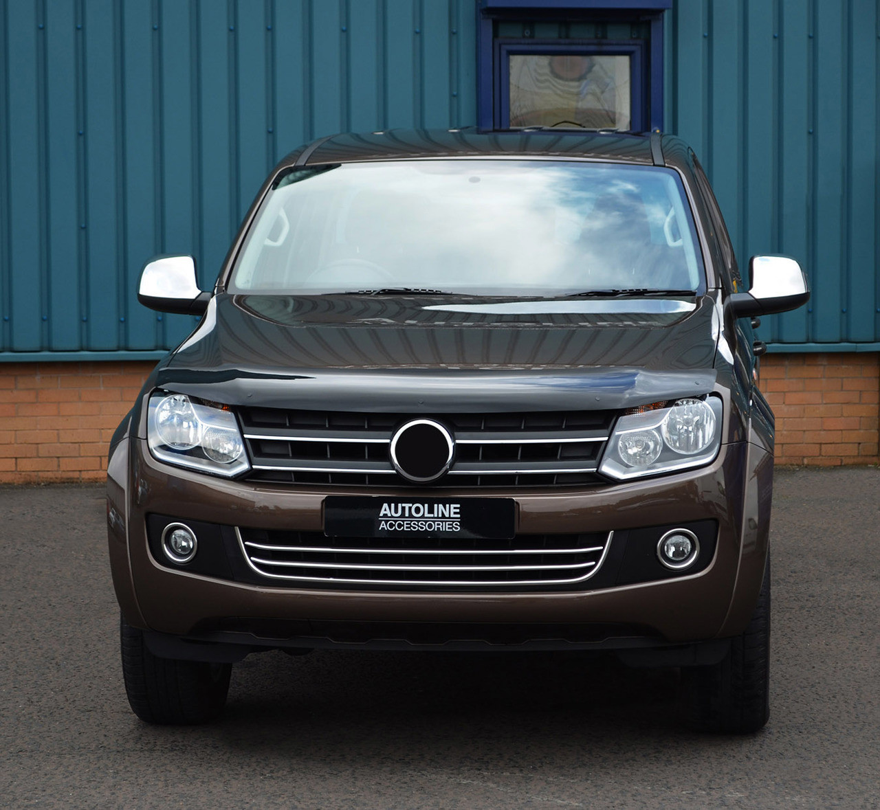 Chrome 3Pc Lower Bumper Grille Trim Covers To Fit Volkswagen Amarok (2010-16)