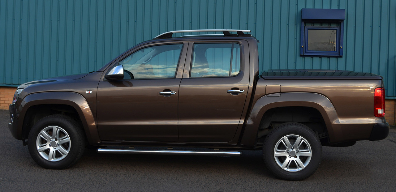 Aluminium Roof Rack Rails Side Bars Set To Fit Volkswagen Amarok (2010+)