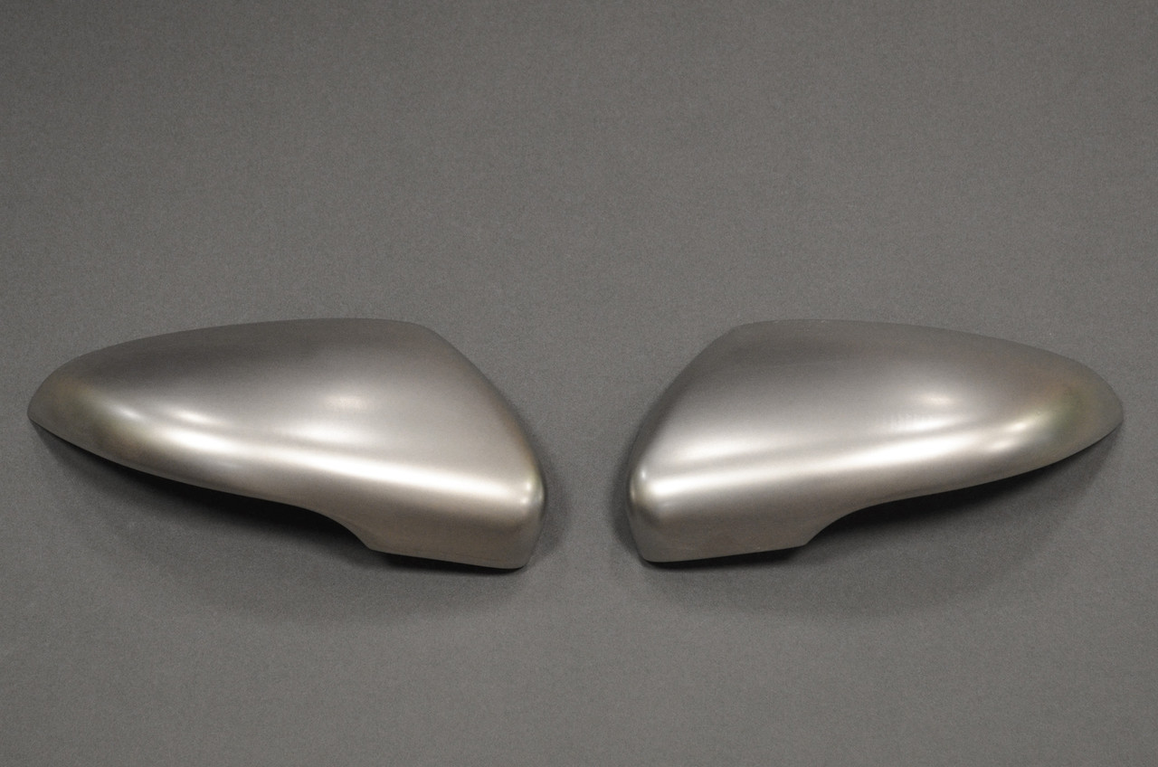 Matt Chrome Wing Mirror Trim Set Covers To Fit Volkswagen Golf VI (2009-12)